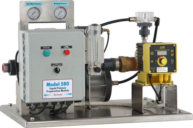Model 580 Liquid Polymer Blending System with Motorized Activation Chamber